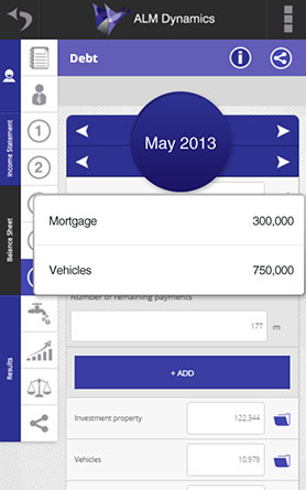 App slide one of Debt section